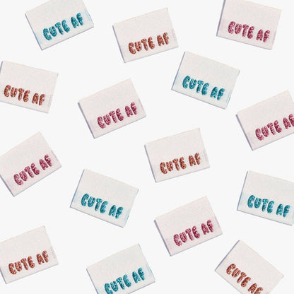 Cute AF! Woven Labels by KATM