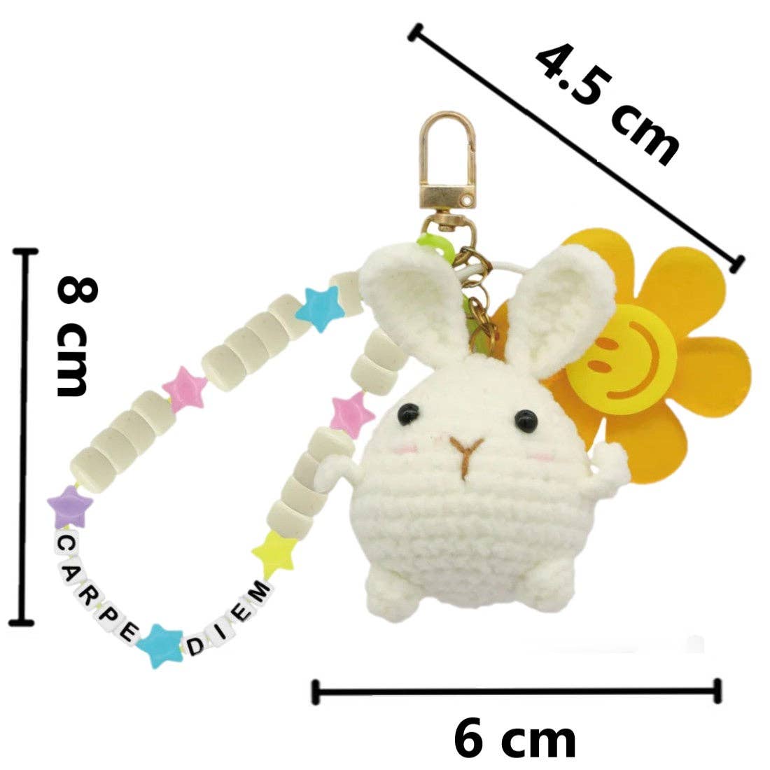 Little Bunny Keychain - DIY Crochet Kit