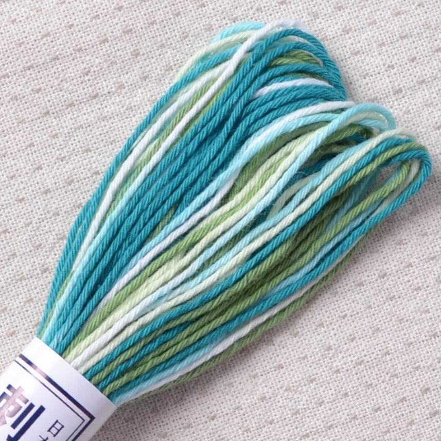 Olympus Sashiko Thread Variegated - 20 Meter Skeins
