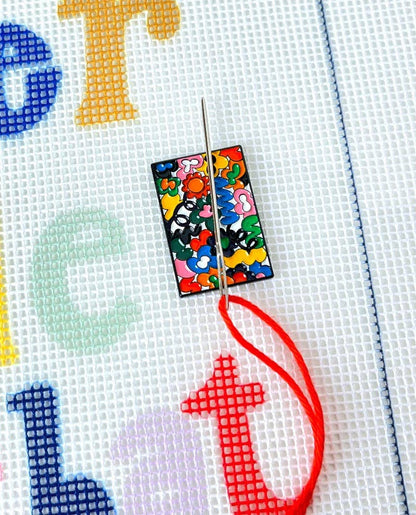Jungley Flowers Magnet - Needle Minder (Enamel Pin)