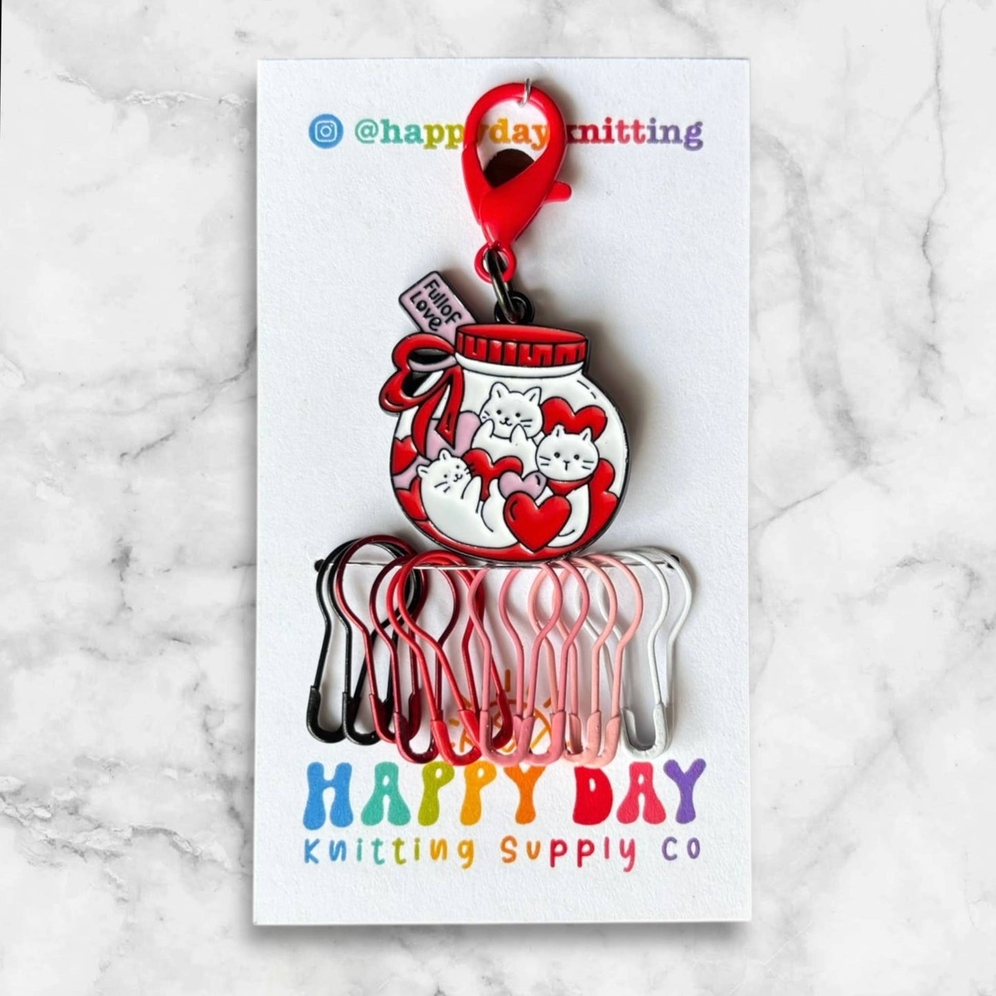 Cute Progress Keepers with Bulb Pin Stitch Markers