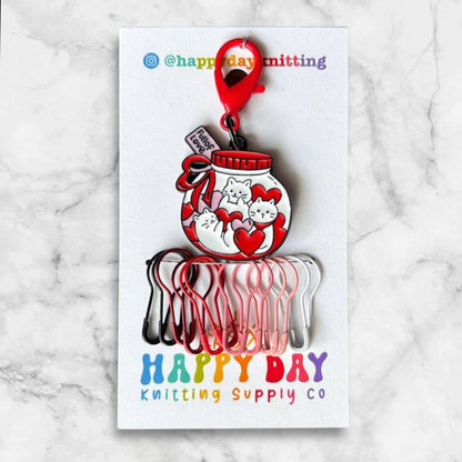 Cute Progress Keepers with Bulb Pin Stitch Markers