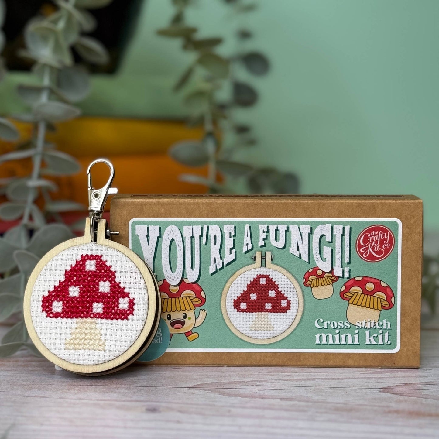 'You're a Fungi!' | Mini Matchbox Cross Stitch Kit