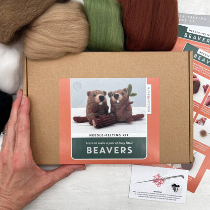 Beaver - Needle Felting Kit