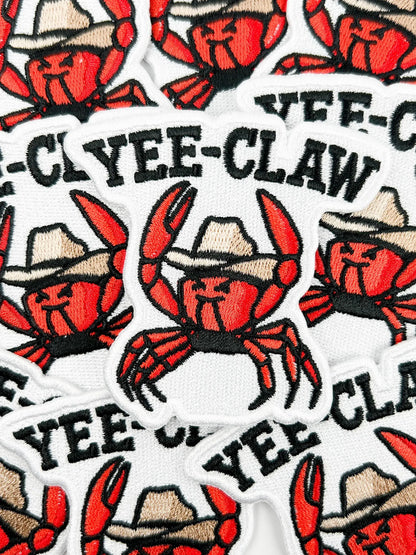 Yee-Claw - Embroidered Iron On Patch
