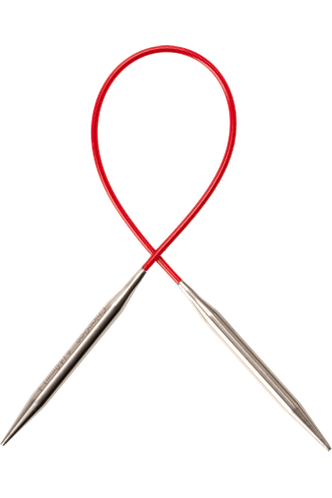 ChiaoGoo RED Lace™ Stainless Steel Fixed Circular Needles – 16" / 40cm