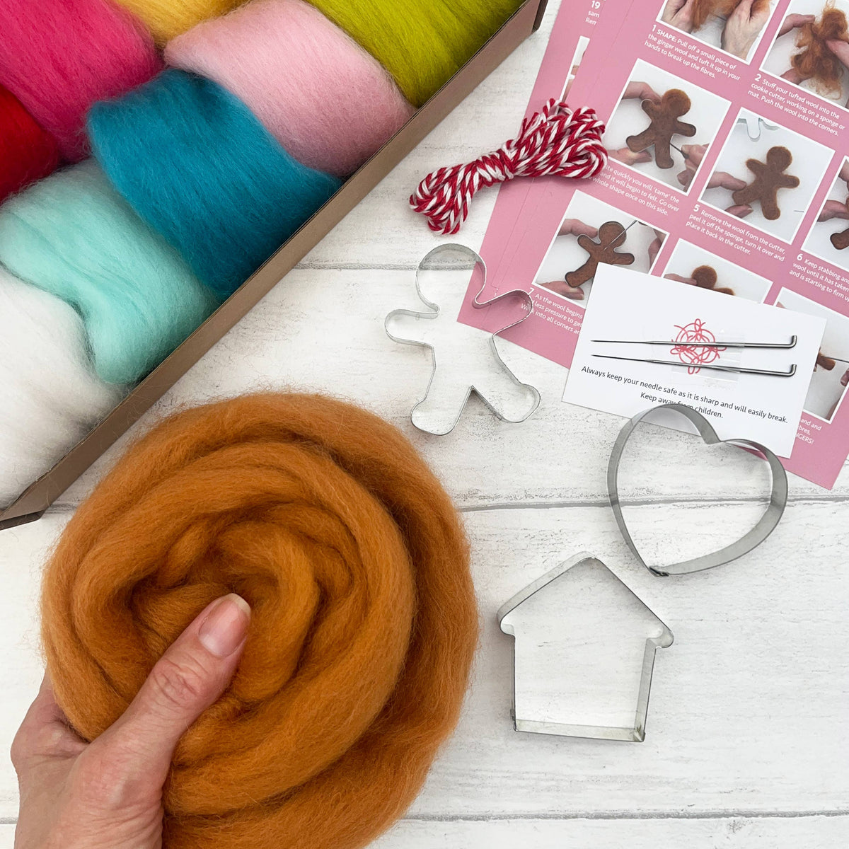 Gingerbread - Needle Felting Kit