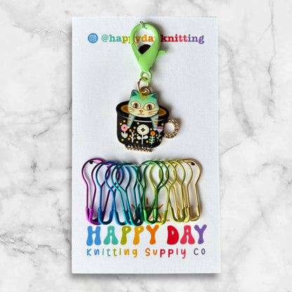 Cute Progress Keepers with Bulb Pin Stitch Markers