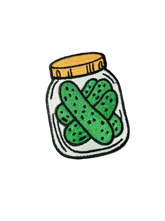 Pickle Jar Iron- On Patch