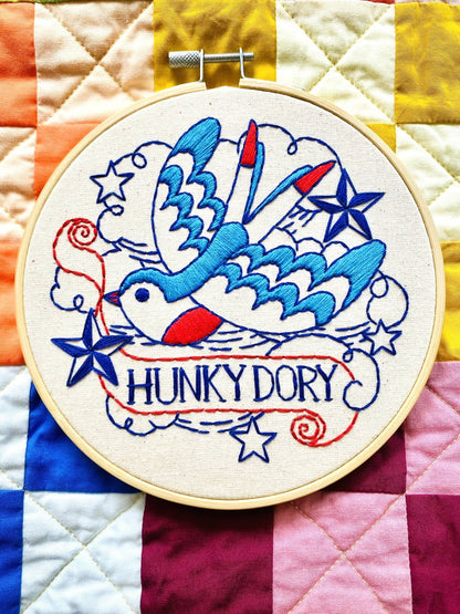 Hunky Dory - Complete Embroidery Kit
