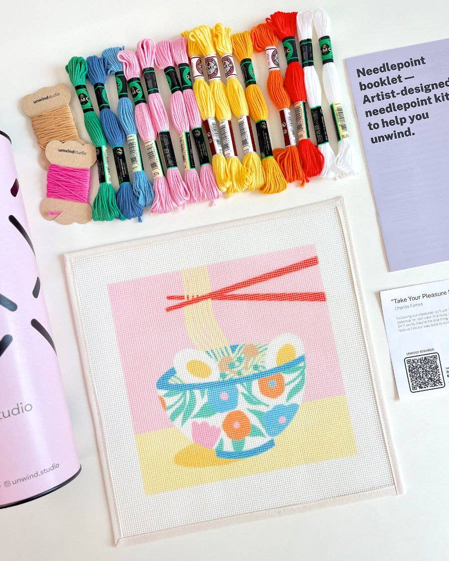Ramen Night - Needlepoint Kit 🍜