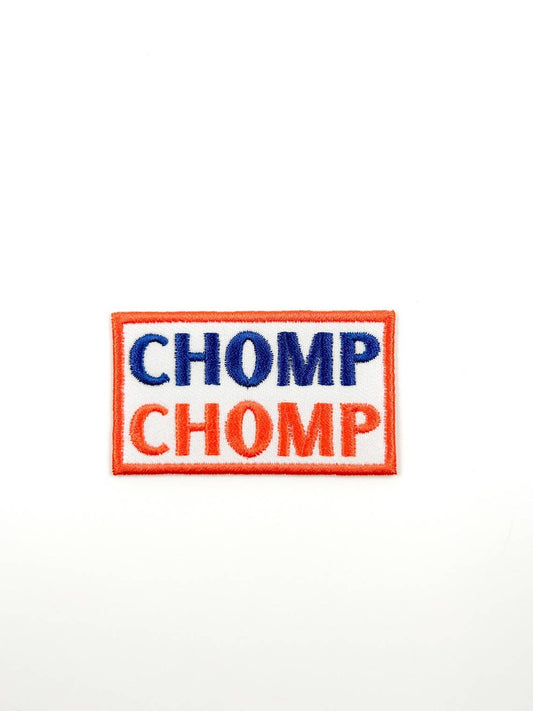 Chomp Chomp - Embroidered Iron-On Patch