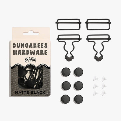 Dungarees Hardware Kit | Aged Brass, Sliver & Matte Black