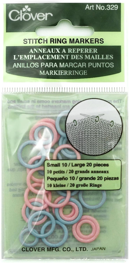 Clover Stitch Ring Markers
