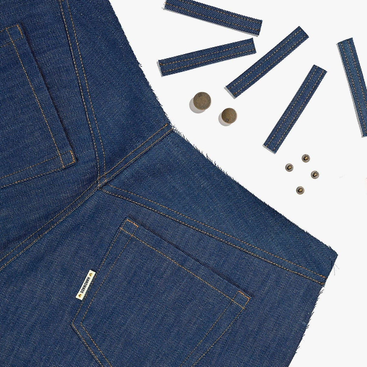 Jeans Hardware Kit | Aged Brass, Pewter & Matte Black