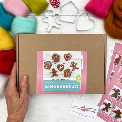Gingerbread - Needle Felting Kit