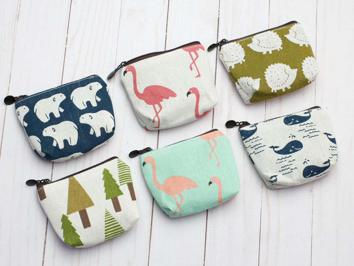Cute Fabric Pouches by Fox & Pine Stitches