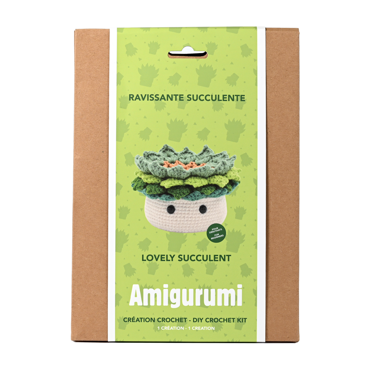 Lovely Succulent - DIY Crcohet Kit