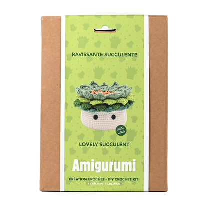 Lovely Succulent - DIY Crcohet Kit