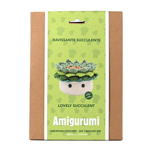 Lovely Succulent - DIY Crcohet Kit