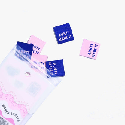 Aunty Made It Woven Labels by KATM