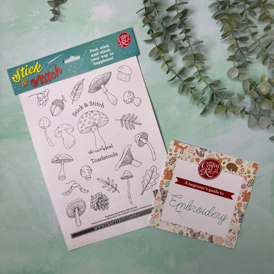 Toadstools Stick & Stitch