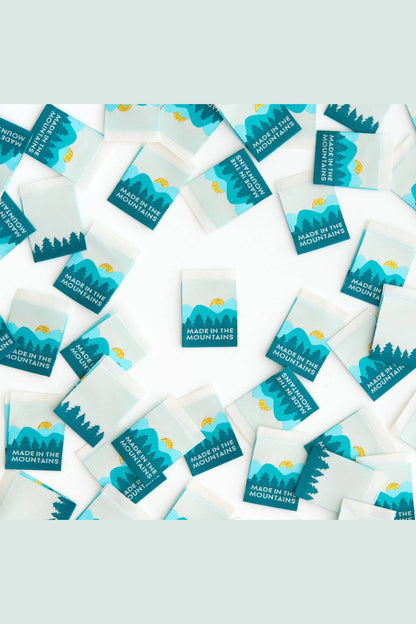 Made in the Mountains - Sewing Woven Label by Sarah Hearts