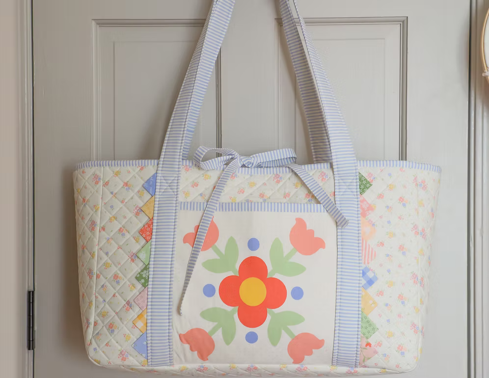 Quilted Tote & Wristlet Pattern By My Sew Quilty Life (Printed)