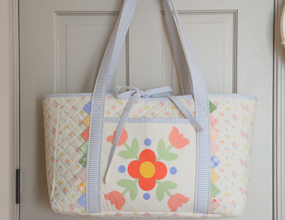 Quilted Tote & Wristlet Pattern By My Sew Quilty Life (Printed)