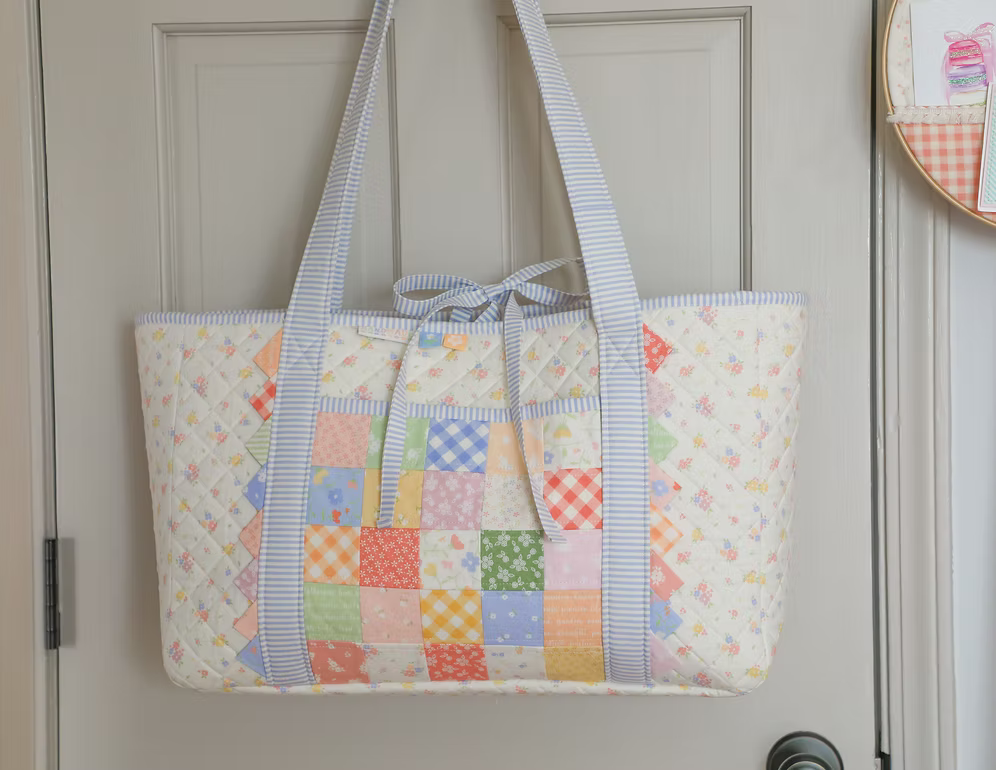 Quilted Tote & Wristlet Pattern By My Sew Quilty Life (Printed)