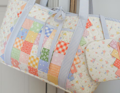 Quilted Tote & Wristlet Pattern By My Sew Quilty Life (Printed)