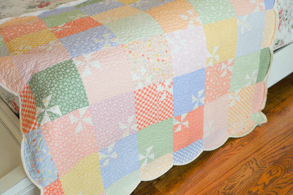 Pinwheel Picnic Quilt Pattern by My Sew Quilty Life (Printed)