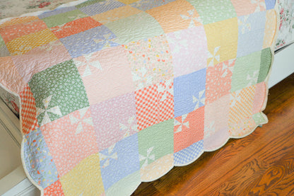 Pinwheel Picnic Quilt Pattern by My Sew Quilty Life (Printed)