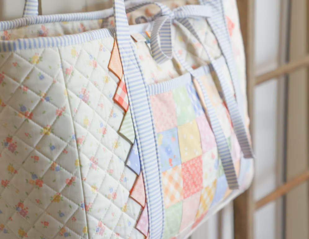 Quilted Tote & Wristlet Pattern By My Sew Quilty Life (Printed)