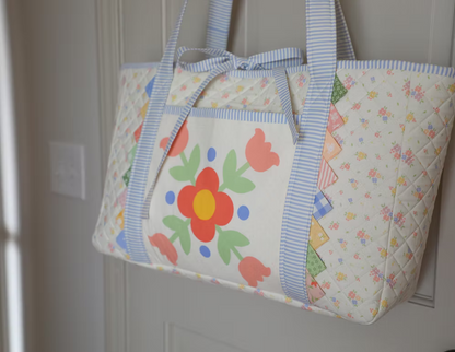 Quilted Tote & Wristlet Pattern By My Sew Quilty Life (Printed)