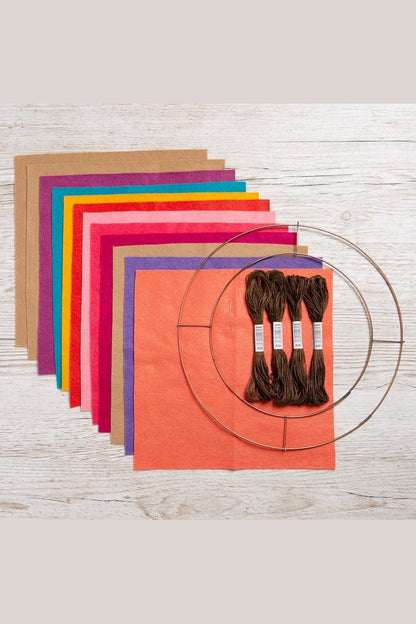 Felt Craft Kit - Spring Wreath