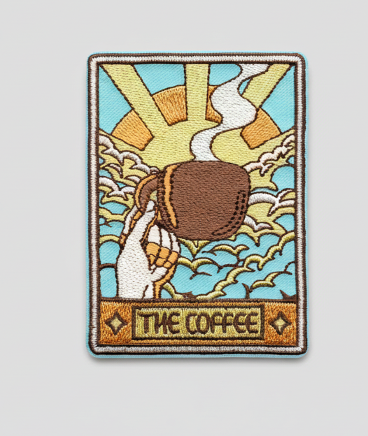 The Coffee Tarot Iron-On Patch