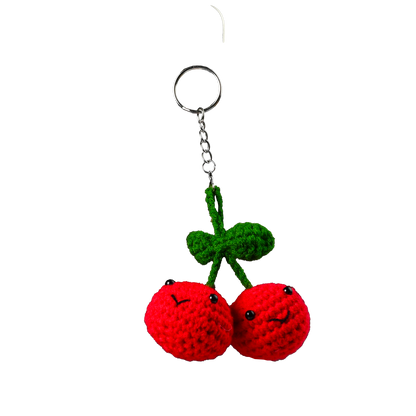 Cherries Keychain - DIY Crochet Kit