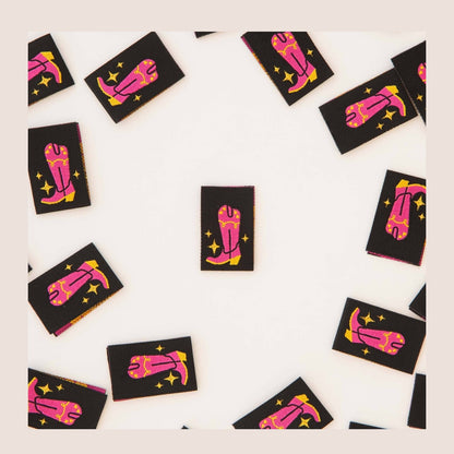 Cowboy Boot - Sewing Woven Labels By Sarah Hearts