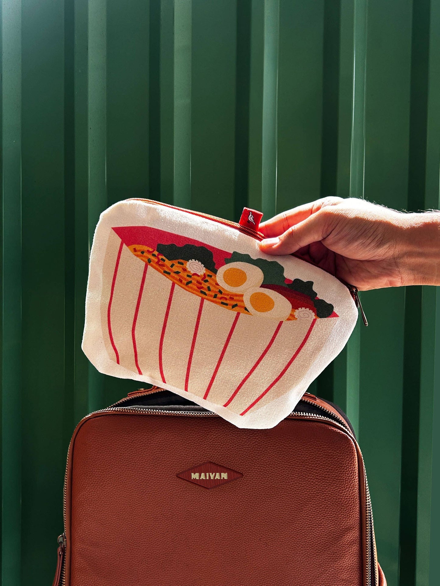 Foodie Canvas Zipper Pouches by Maivan Goodies Co.