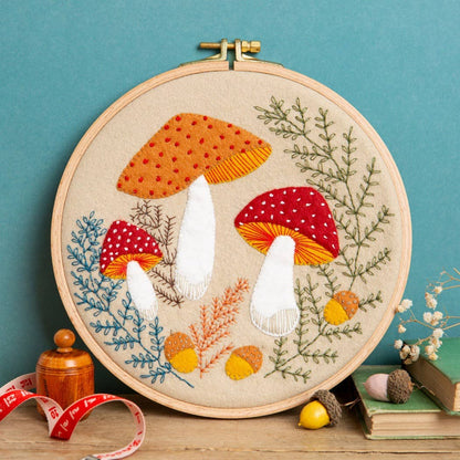 Toadstool Appliqué - Embriodery Craft Kit