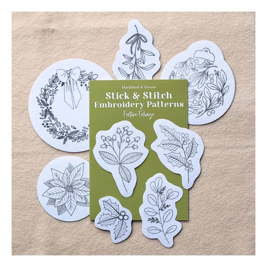 Stick & Stitch Embroidery Packs by Blackbird & Bloom