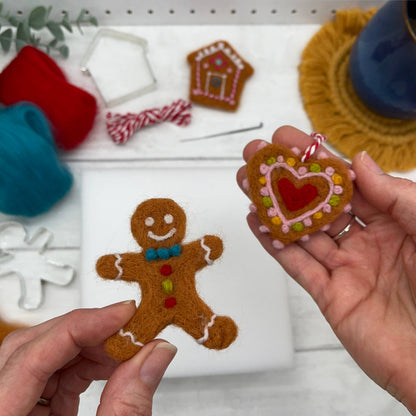 Gingerbread - Needle Felting Kit