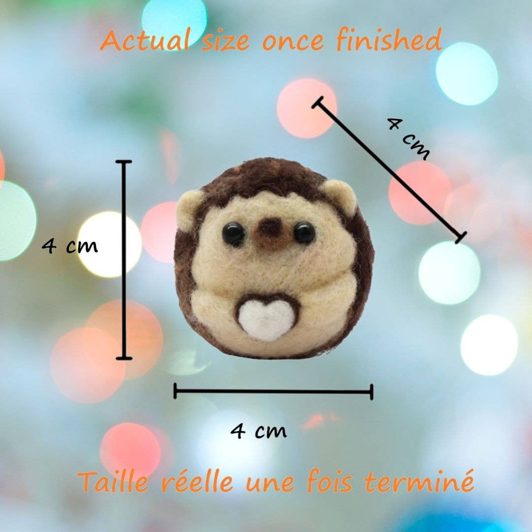 Hedgehog Needle Felting Kit