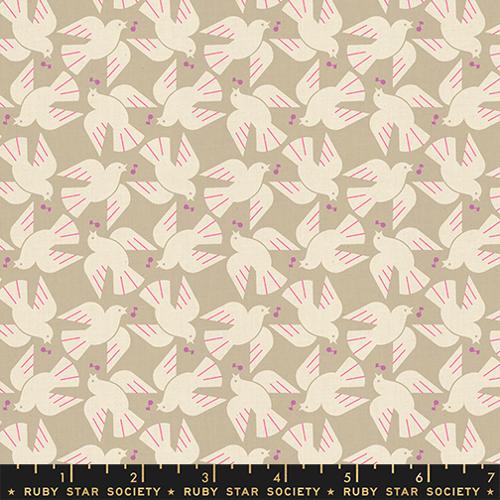 Lofi Linen - Khaki - Ruby Star Society (Per ½ Meter)