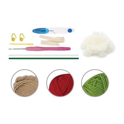Potted Roses - DIY Crochet Kit
