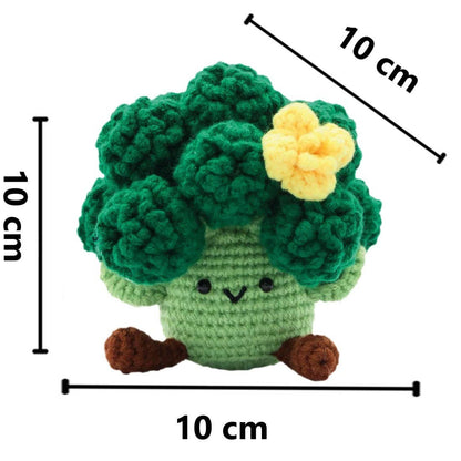 Mini Brocoli Buddy - DIY Crochet Kit