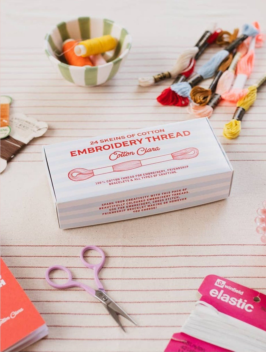 🌈 24 Cotton Embroidery Skeins - Bumper Pack