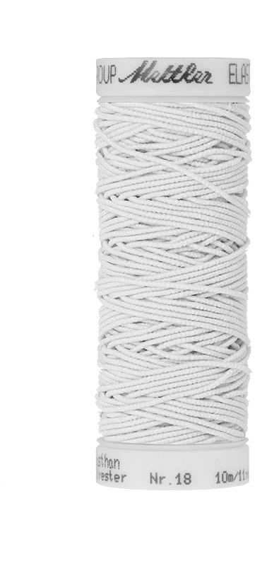 Mettler Elastic Thread | 10m (Black or White)