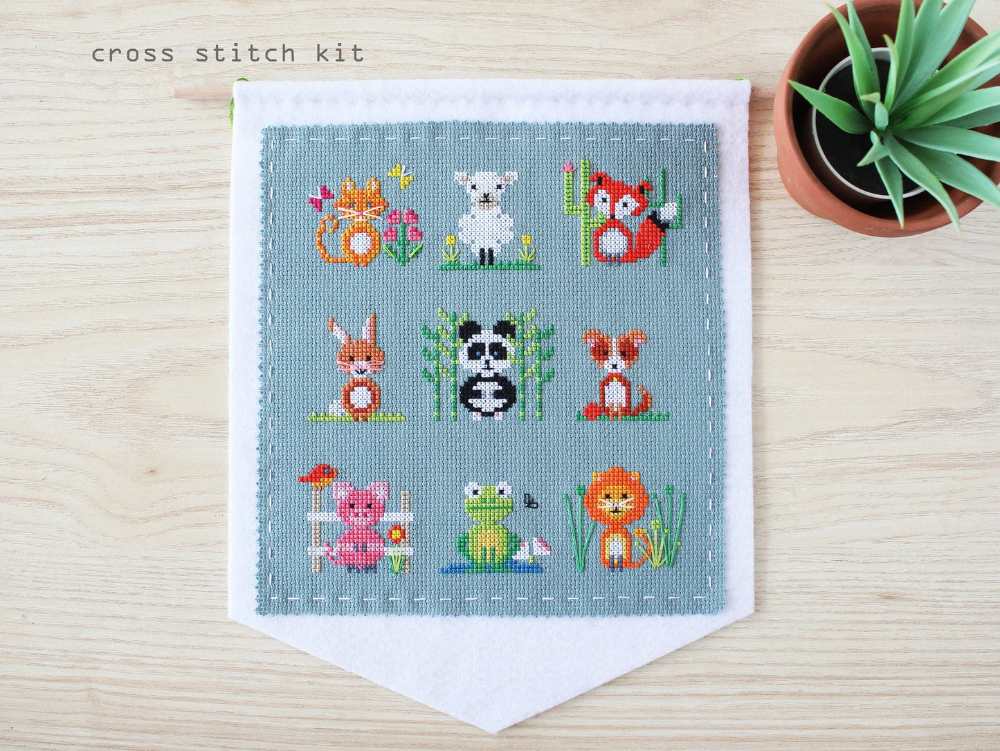 Animal Sampler - Cross Stitch Kit